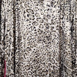JM Collection Animal Print Top